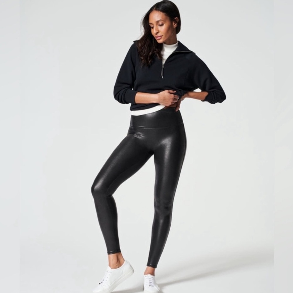 SPANX Faux Leather Leggings